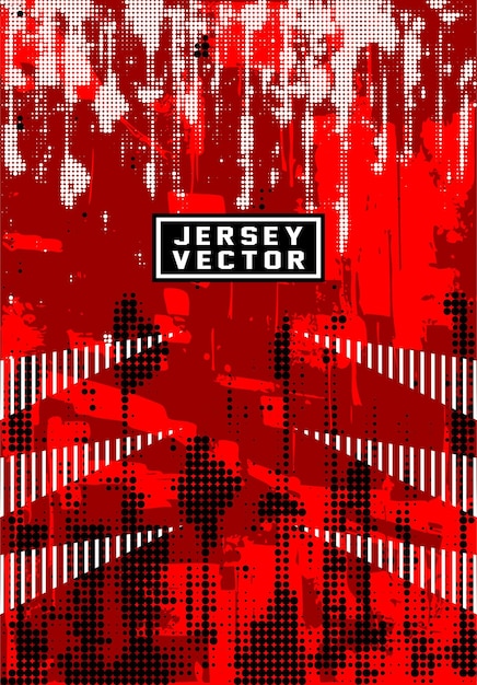 Jersey de fondo rojo