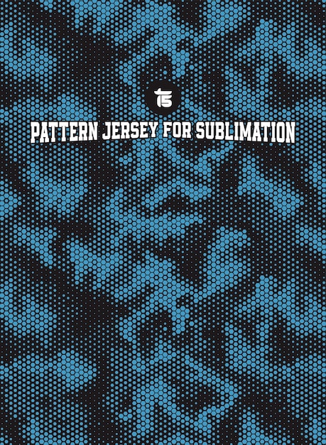 jersey de patrón de fondo para la sublimación
