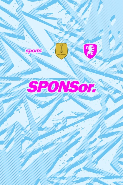 JERSEY de patrón para el kit de fútbol de sublimación y el diseño de fondo deportivo