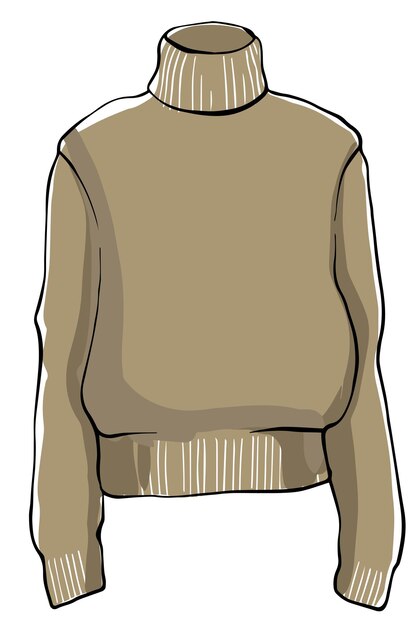 Jersey de punto abrigado ropa unisex para el frio