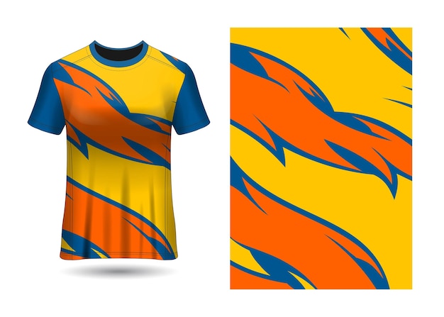 Jersey Sport diseño de textura abstracta para juegos de carreras motocross ciclismo Vector