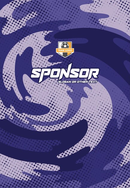 Jersey sport pattern design ready to print for sublimation