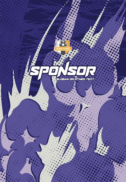 Jersey sport pattern design ready to print for sublimation