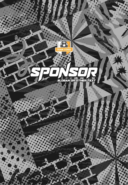 Jersey sport pattern design ready to print for sublimation