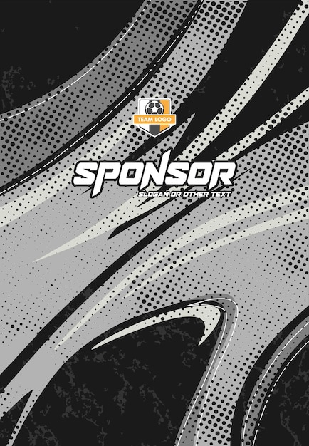 Jersey sport pattern design ready to print for sublimation