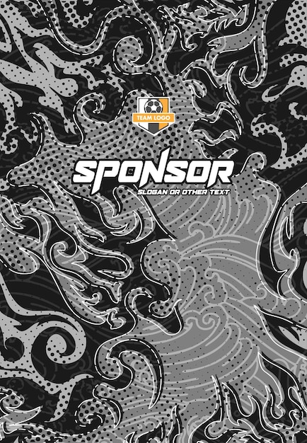Jersey sport pattern design ready to print for sublimation