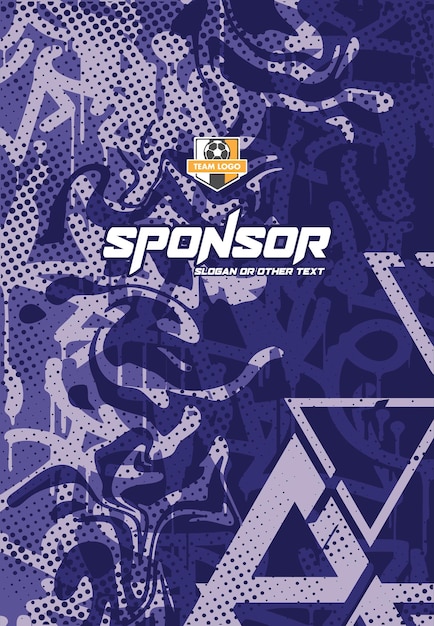 Jersey sport pattern design ready to print for sublimation