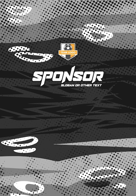 Jersey sport pattern design ready to print for sublimation