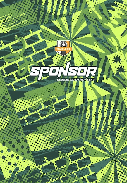 Jersey sport pattern design ready to print for sublimation