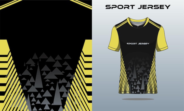 Jersey uniforme amarillo y gris