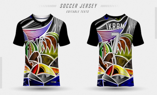 Vector jerseys de cricket, baloncesto, deportes, fútbol y fútbol 4