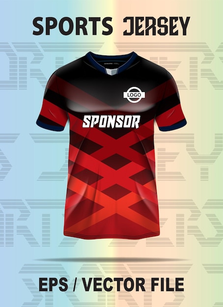 Jerseys deportivos Diseño para subilación impresión cmyk color adecuado para cricket fútbol fútbol bádminton