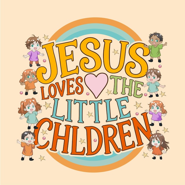 Jesús ama a los niños pequeños