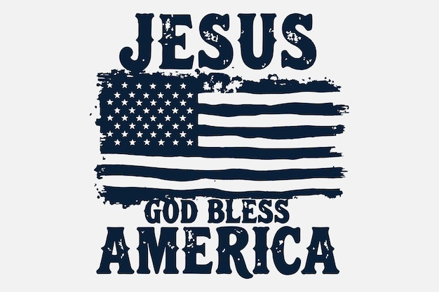 Jesús salva a Dios despeja América diseño de camiseta hermosa