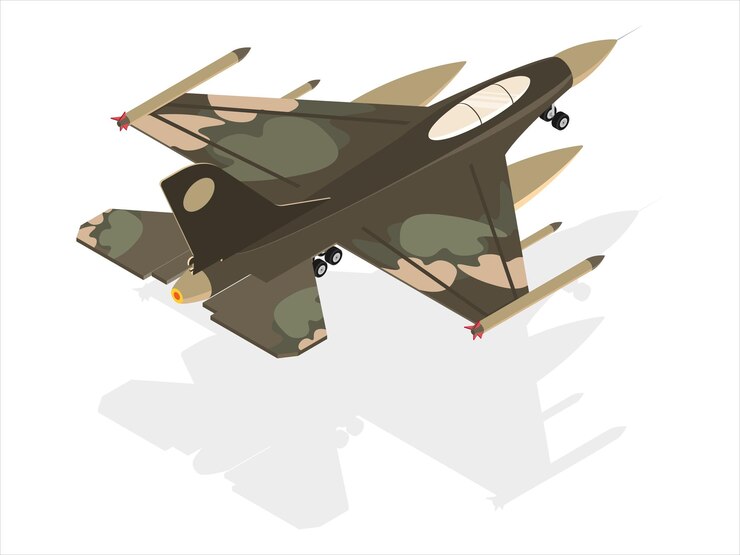 Vector jet de combate f-16