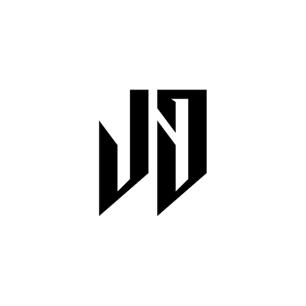 JG monograma logotipo diseño carta texto nombre símbolo monocromo logotipo alfabeto carácter simple logotipo