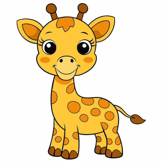 una jirafa con una cara de jirafa y un dibujo de una jirafa
