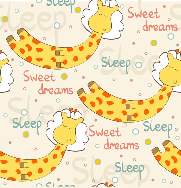 Jirafa dormida