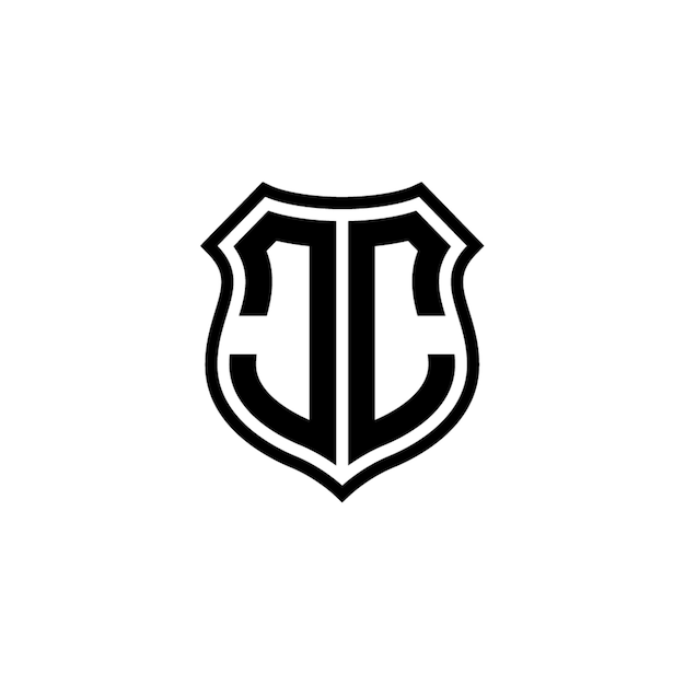 JJ monograma logo diseño carta texto nombre símbolo monocromo logotipo alfabeto carácter simple logo