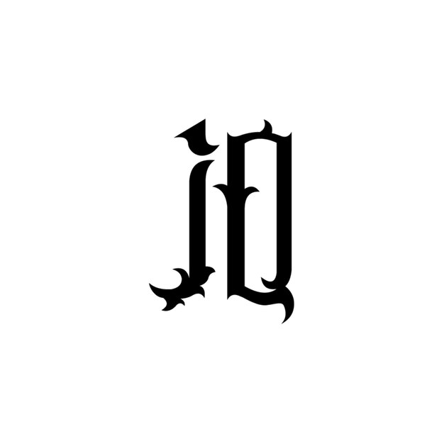 JK monograma logo diseño carta texto nombre símbolo monocromo logotipo alfabeto carácter simple logo