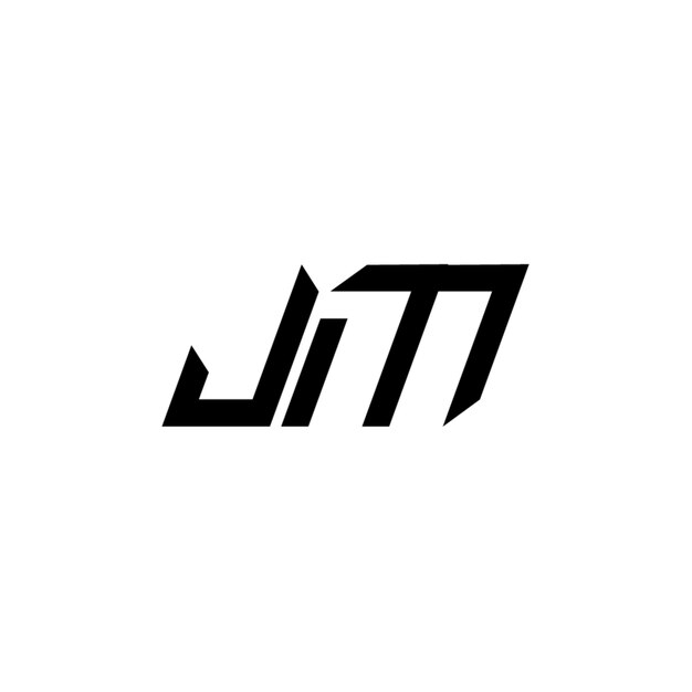 JM monograma logo diseño carta texto nombre símbolo monocromo logotipo alfabeto carácter simple logo