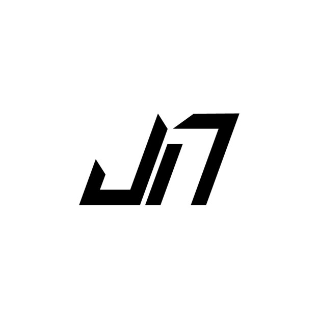 JN monograma logo diseño carta texto nombre símbolo monocromo logotipo alfabeto carácter simple logo