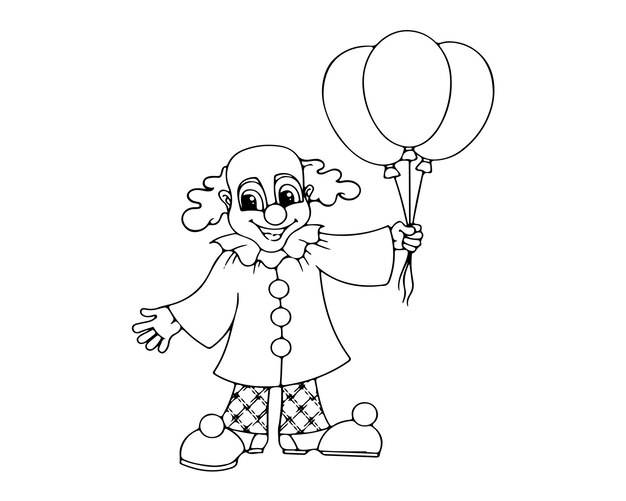 Joker Página para colorear para niños 029 Libro para colorear