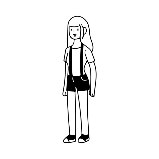 joven avatar personaje debido avatar hombre vector icono ilustración de dibujos animados