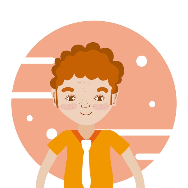 Joven, caricatura
