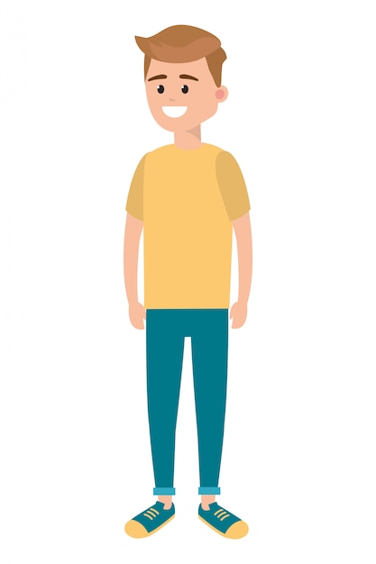 Joven, caricatura