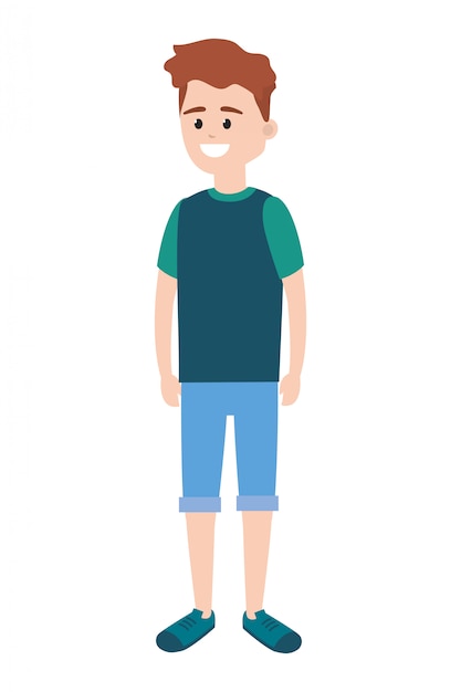 Joven, caricatura