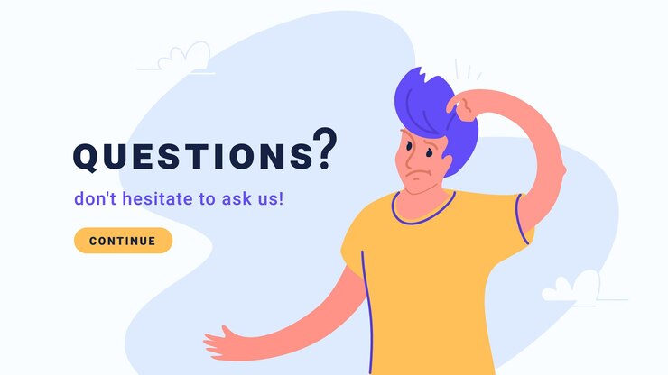 Vector joven confundido tiene preguntas o algunas dudas ilustración vectorial de personas que necesitan preguntas frecuentes profesionales