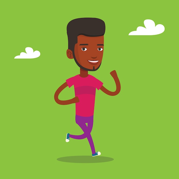 Joven corriendo.