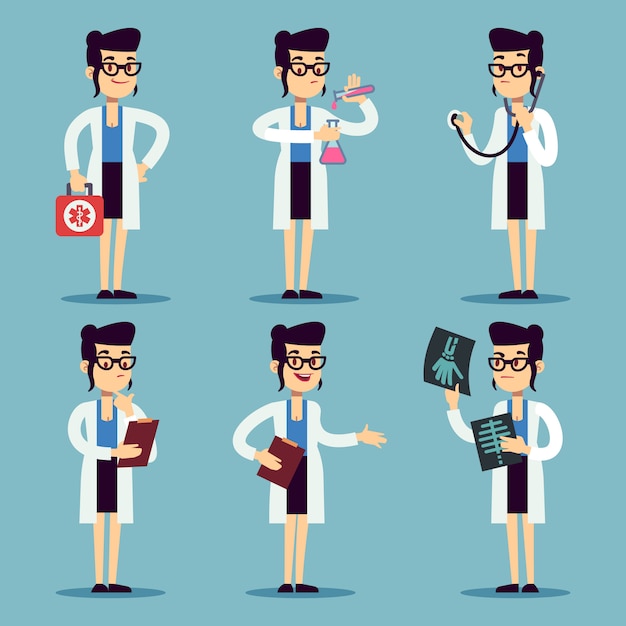Joven doctora