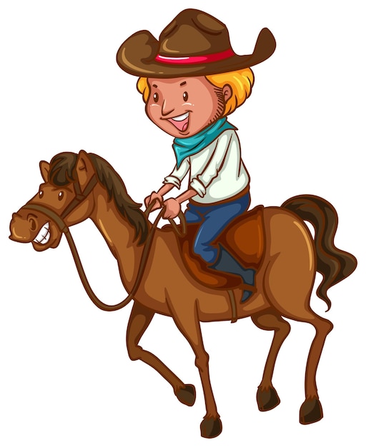 un joven vaquero