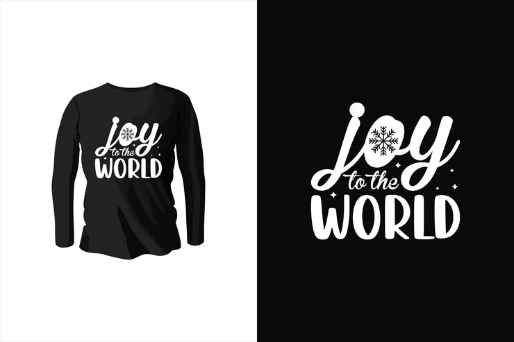 Joy To The World Diseño de camisetas de invierno Diseño de camisetas de invierno