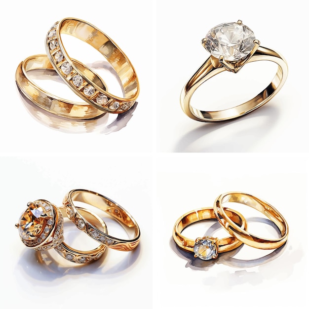 Joyería preciosa boda diamante compromiso joyería de gemas ricas brillo joyería romance anillo de matrimonio v