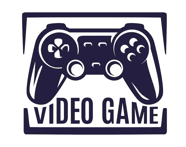 El joystick de la consola de juegos es negro.