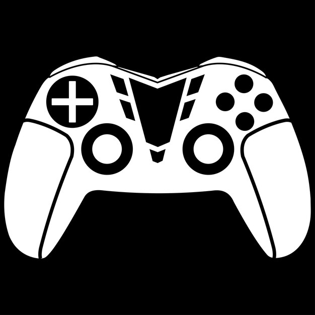 Joystick de juego Consola de juegos Gamepad para la consola en vector Vector completamente editable