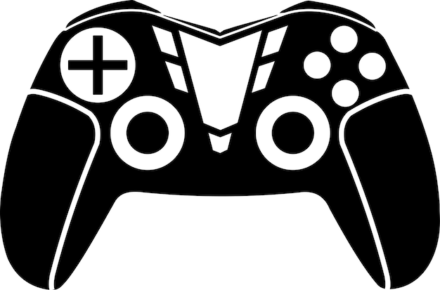 Joystick de juego Consola de juegos Gamepad para la consola en vector Vector completamente editable