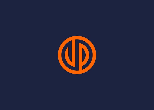jp letra círculo logotipo icono diseño vector diseño plantilla inspiración