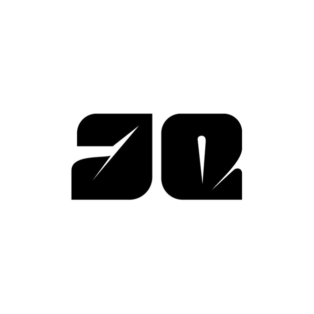 JQ monograma diseño del logotipo letra texto nombre símbolo monocromo logotipo alfabeto carácter logotipo simple