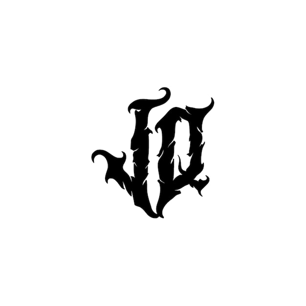 JQ monograma diseño del logotipo letra texto nombre símbolo monocromo logotipo alfabeto carácter logotipo simple