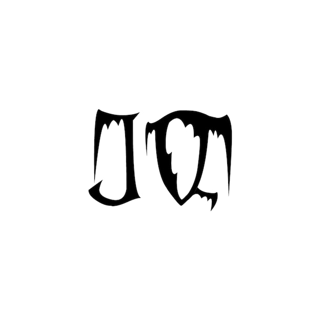 JQ monograma diseño del logotipo letra texto nombre símbolo monocromo logotipo alfabeto carácter logotipo simple