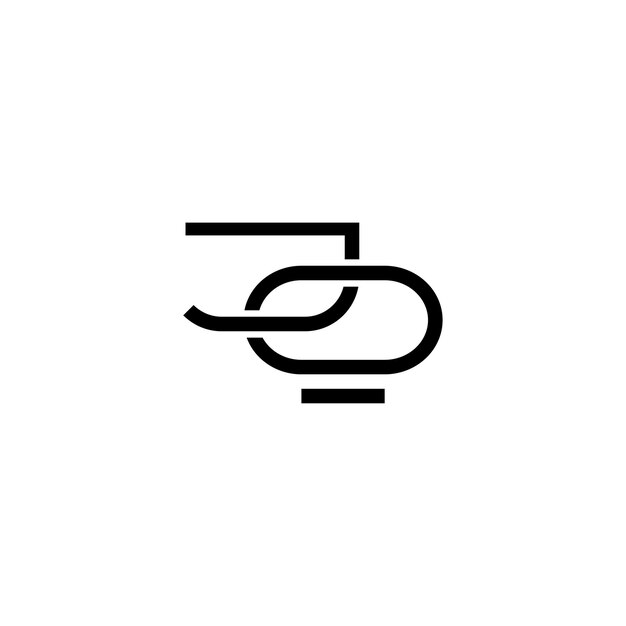 JR monograma logotipo diseño carta texto nombre símbolo monocromo logotipo alfabeto carácter simple logotipo