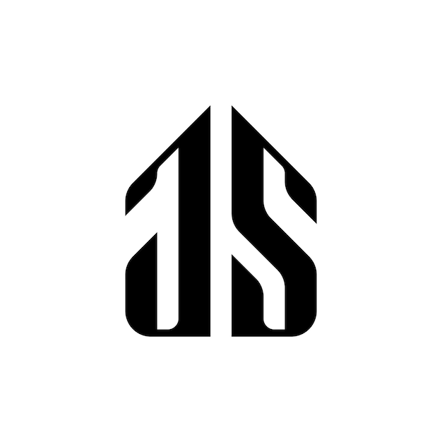 Js, concepto de logotipo sj