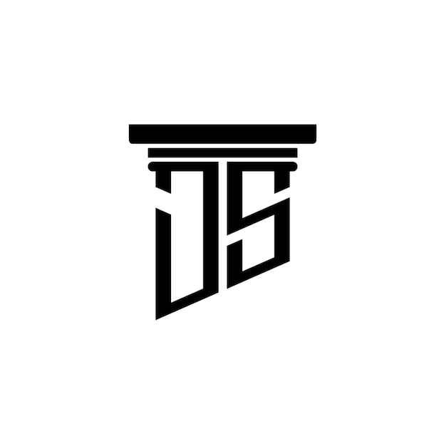 JS monograma logotipo diseño carta texto nombre símbolo monocromo logotipo alfabeto carácter simple logotipo