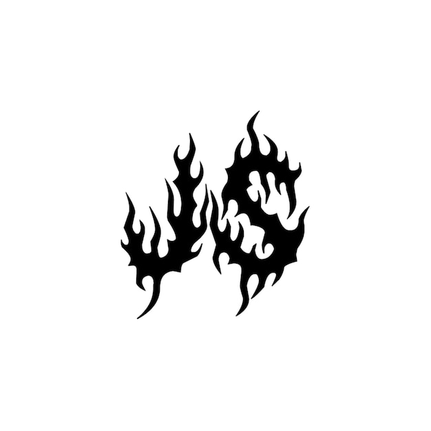 JS monograma logotipo diseño carta texto nombre símbolo monocromo logotipo alfabeto carácter simple logotipo
