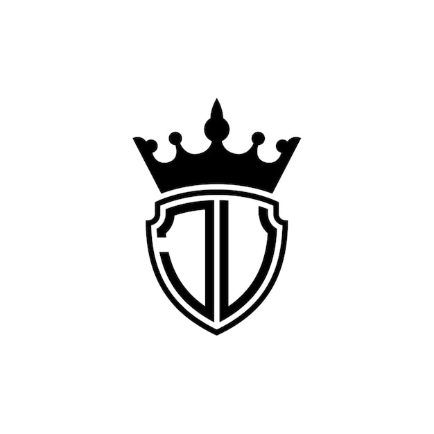 JU monograma logotipo diseño carta texto nombre símbolo monocromo logotipo alfabeto carácter simple logotipo