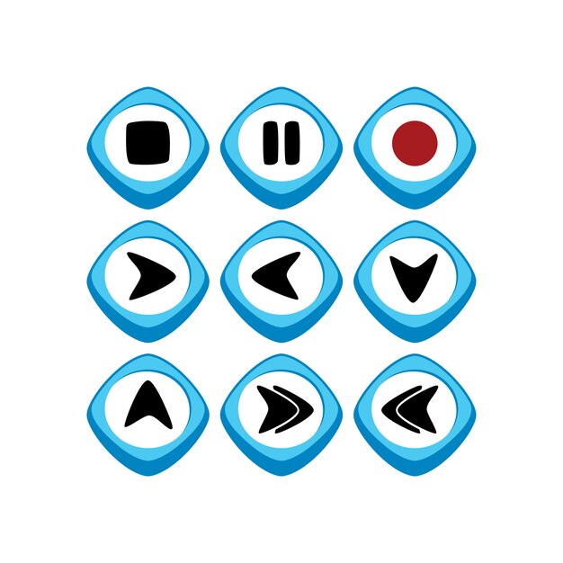 juego activo icono signo símbolo botón vector